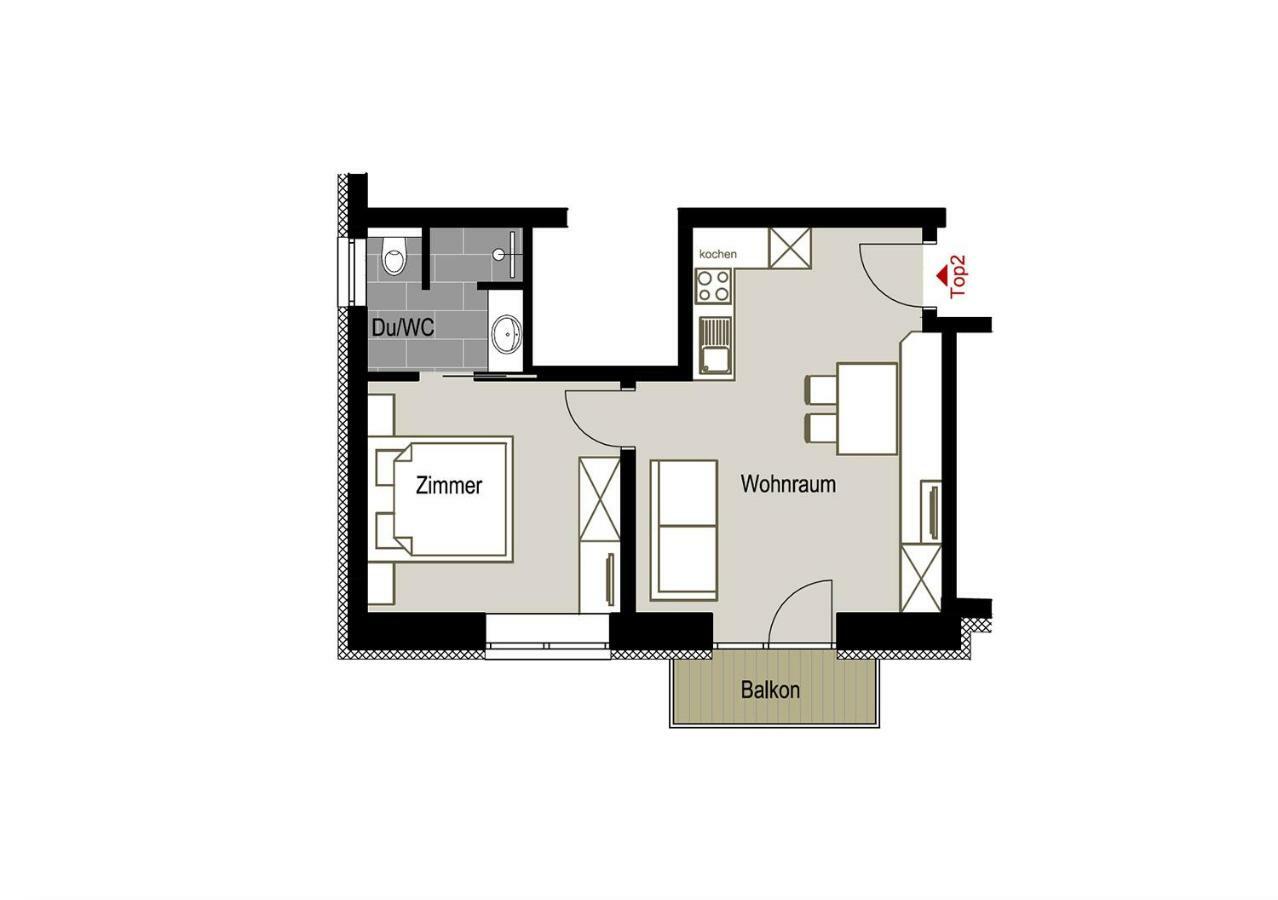 סן אנטון Biwak Appartements מראה חיצוני תמונה